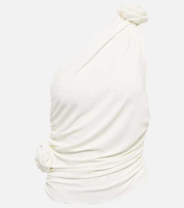  Magda Butrym Magda Butrym Floral Appliquã©d One-shoulder Top 
