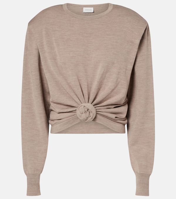  Magda Butrym Magda Butrym Knot-detail Wool Sweater 
