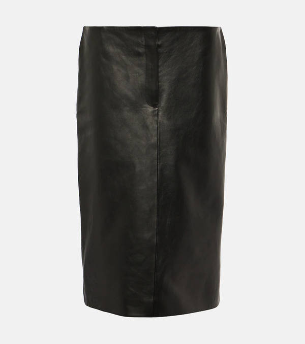 Magda Butrym Magda Butrym Leather Midi Skirt 