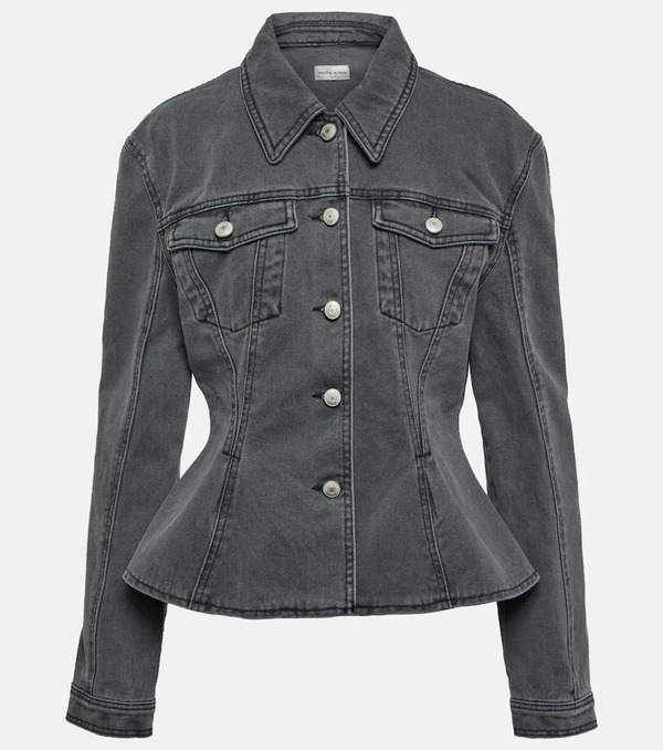  Magda Butrym Magda Butrym Peplum Denim Jacket 