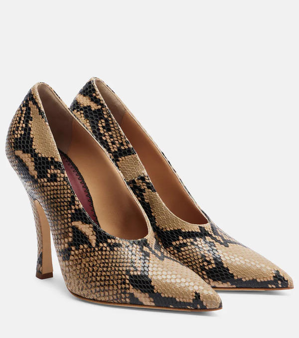  Magda Butrym Magda Butrym 115 Snake-effect Leather Pumps 