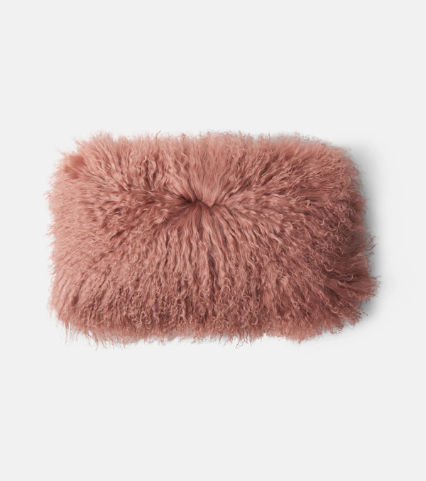  Maison De Vacances Maison De Vacances Reversible Linen And Shearling Cushion 