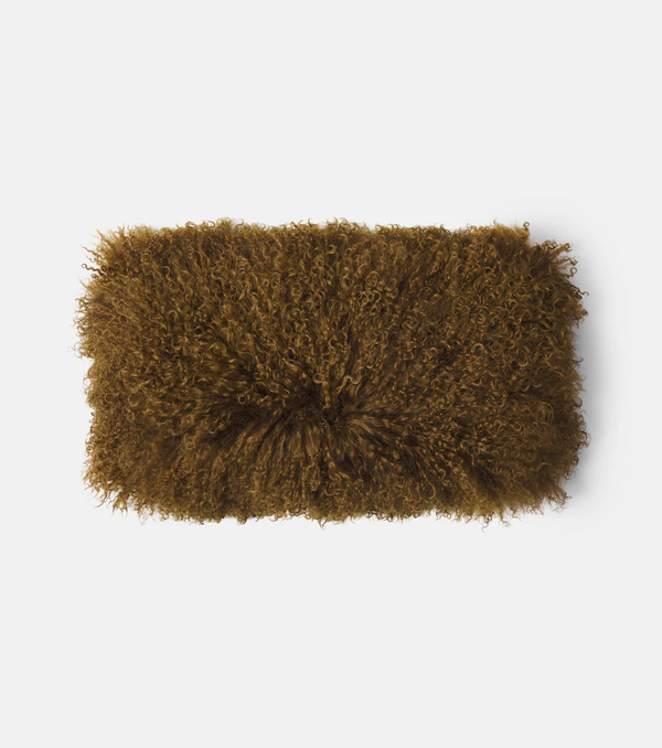  Maison De Vacances Maison De Vacances Shearling And Linen Cushion 