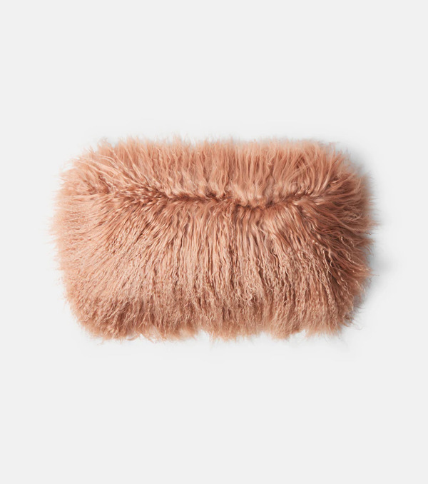  Maison De Vacances Maison De Vacances Shearling And Linen Cushion 