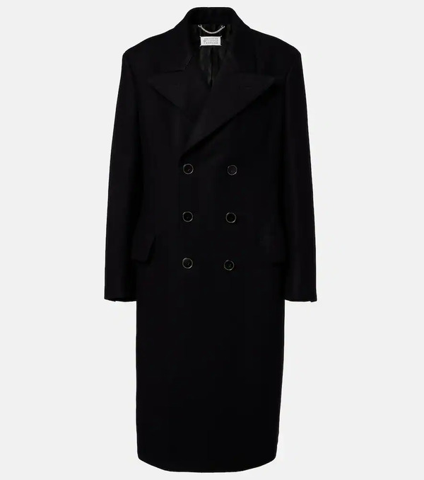  Maison Margiela Maison Margiela Double-breasted Virgin Wool Coat 
