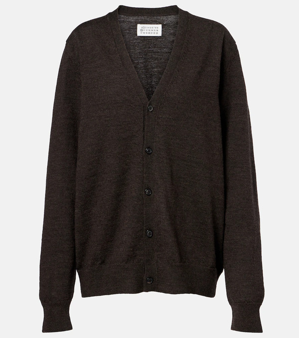  Maison Margiela Maison Margiela Four Stitches Wool Cardigan 