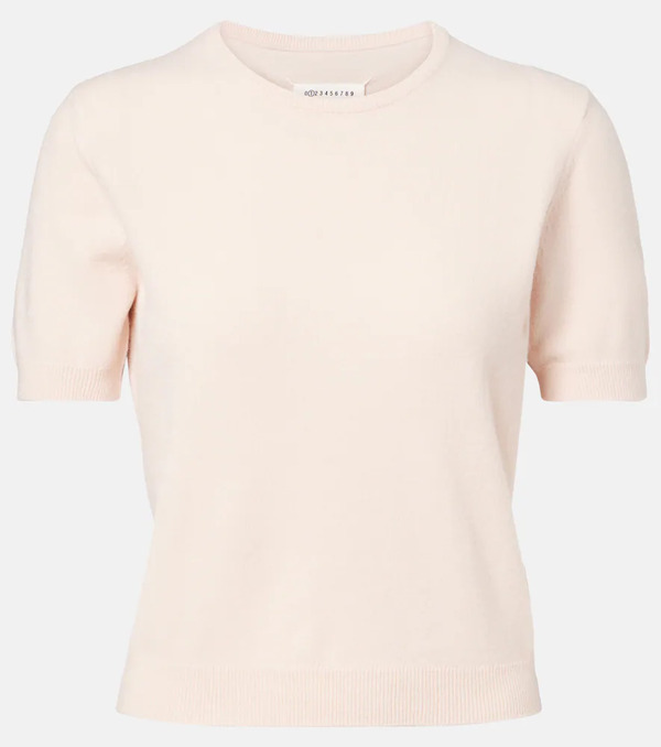  Maison Margiela Maison Margiela Knitted Virgin Wool T-shirt 