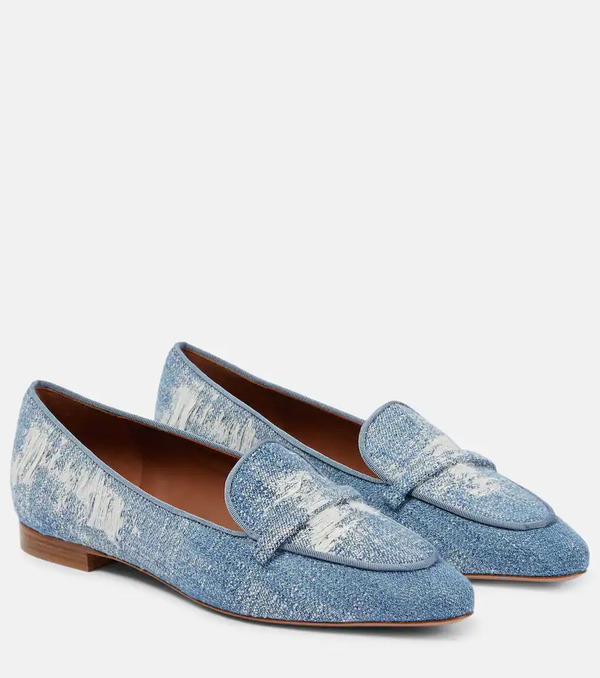  Malone Souliers Malone Souliers Bruni Denim Loafers 