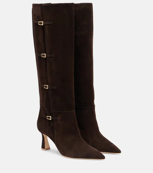 Malone Souliers Malone Souliers Nolan 70 Suede Knee-high Boots 