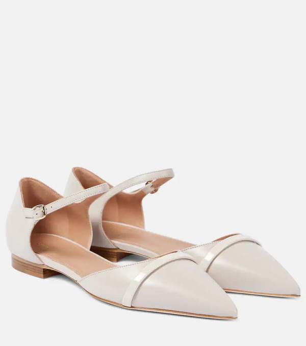  Malone Souliers Malone Souliers Ulla Leather Ballet Flats 