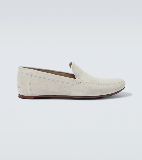  Manolo Blahnik Manolo Blahnik Alder Suede Loafers 