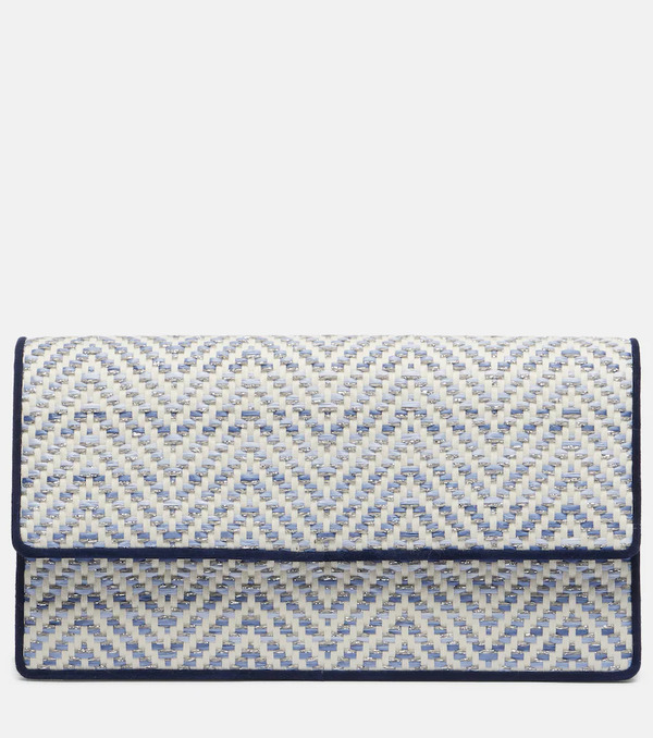  Manolo Blahnik Manolo Blahnik Capripla Raffia Clutch 