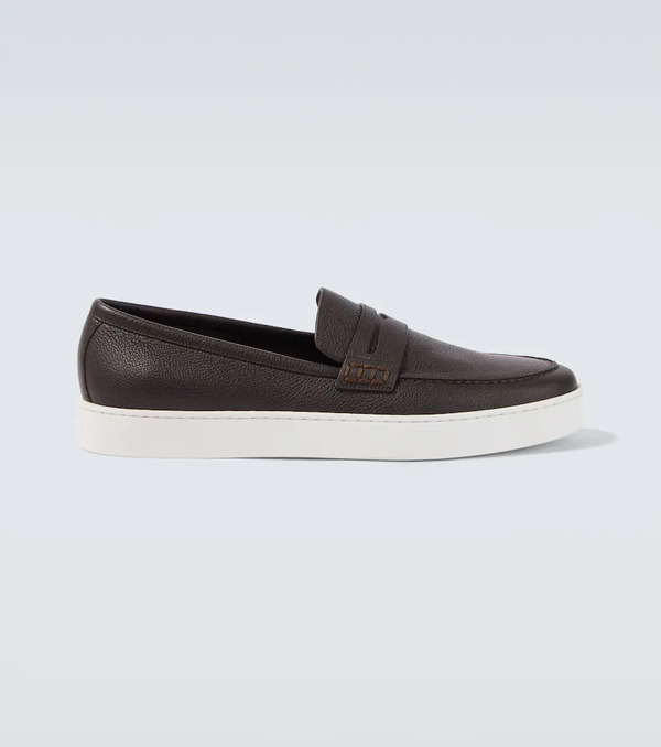  Manolo Blahnik Manolo Blahnik Ellis Leather Loafers 