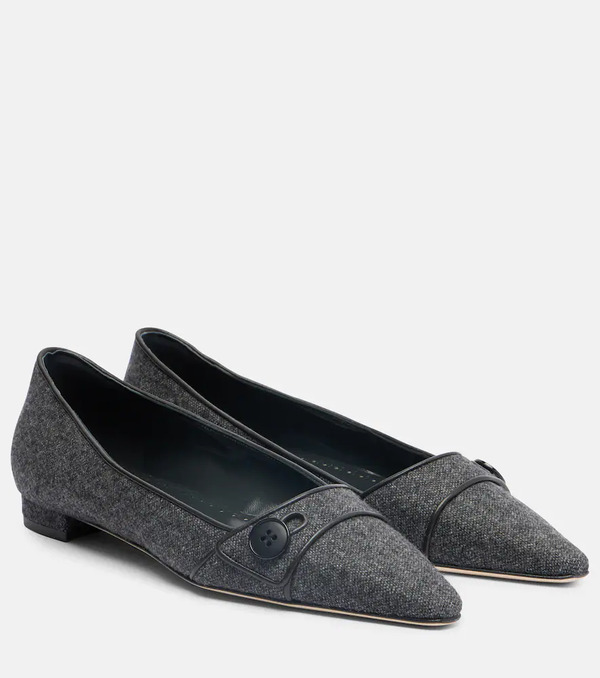  Manolo Blahnik Manolo Blahnik Lulamae Ballet Flats 