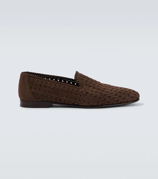 Manolo Blahnik Manolo Blahnik Mario Suede Loafers 