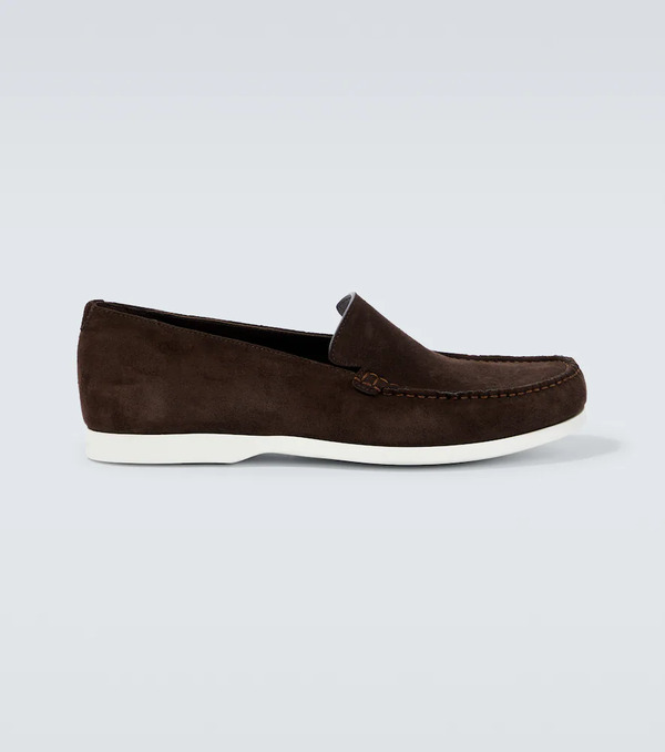  Manolo Blahnik Manolo Blahnik Monaco Suede Loafers 