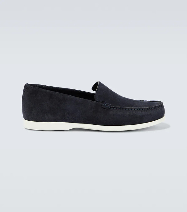  Manolo Blahnik Manolo Blahnik Monaco Suede Loafers 