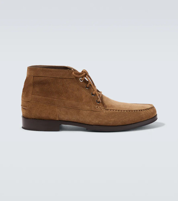  Manolo Blahnik Manolo Blahnik Rhinebeck Suede Desert Boots 