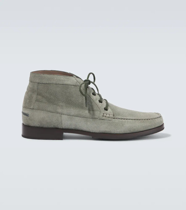  Manolo Blahnik Manolo Blahnik Rhinebeck Suede Desert Boots 