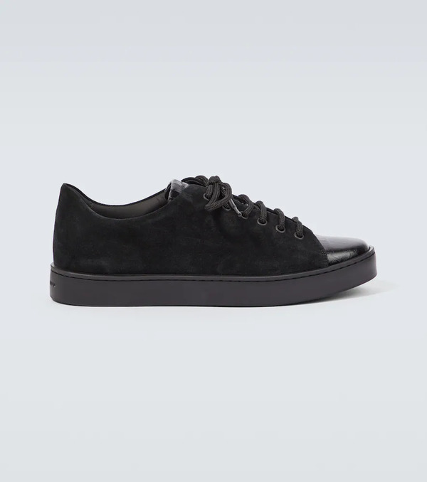  Manolo Blahnik Manolo Blahnik Semanado Leather Sneakers 