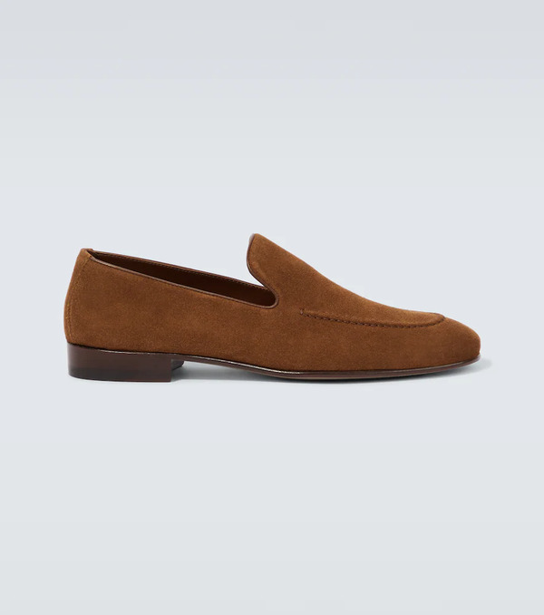 Manolo Blahnik Manolo Blahnik Truro Suede Loafers 