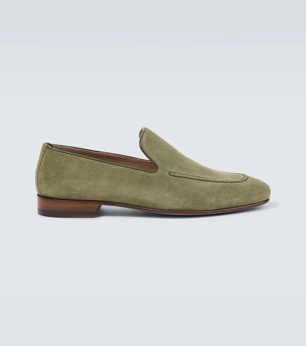  Manolo Blahnik Manolo Blahnik Truro Suede Loafers 