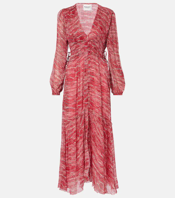  Marant Etoile Marant Etoile Amara Chiffon Maxi Dress 