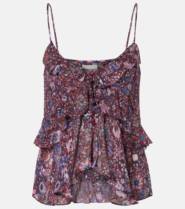  Marant Etoile Marant Etoile Briara Printed Top 