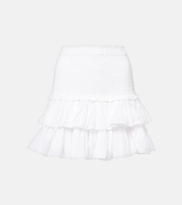  Marant Etoile Marant Etoile Naomi Cotton-blend Miniskirt 