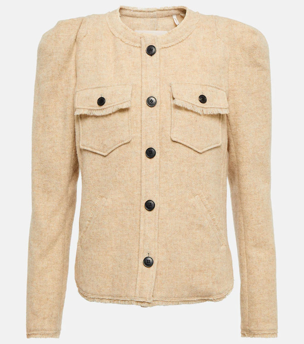  Marant Etoile Marant Etoile Nelly Wool-blend Jacket 