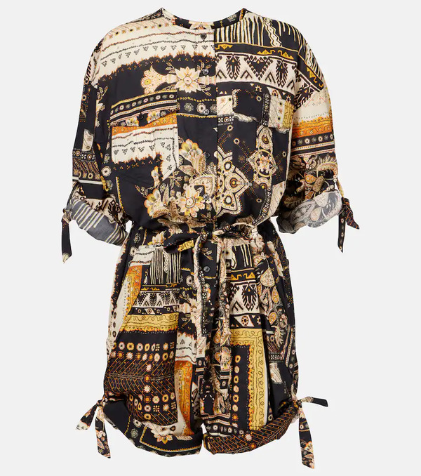  Marant Etoile Marant Etoile Niely Printed Cotton Romper 