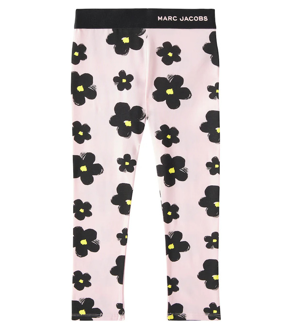 Marc Jacobs Kids Marc Jacobs Kids Floral Cotton-blend Leggings 