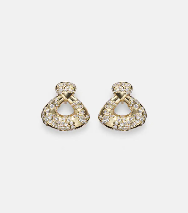  Marina B Marina B Annec 18kt Gold Earrings With Diamonds 
