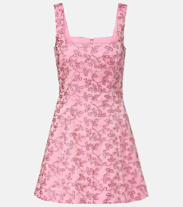  Markarian Markarian Floral Sequined Minidress 