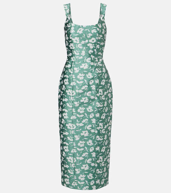  Markarian Markarian Numa Brocade Midi Dress 