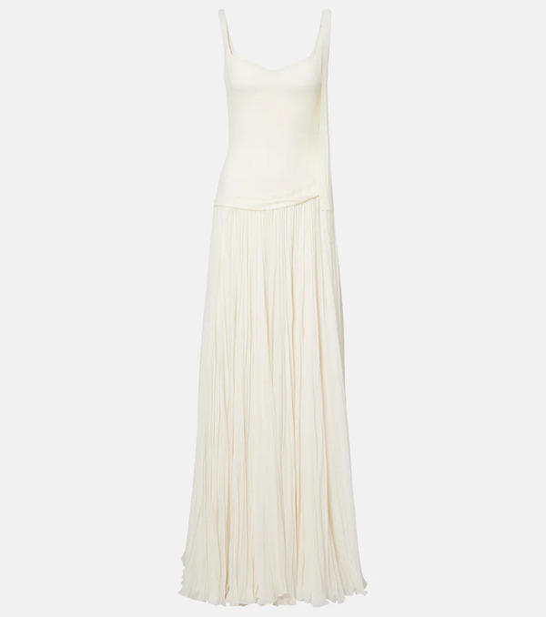  Marmar Halim Marmar Halim Ana Crãªpe And Chiffon Gown 