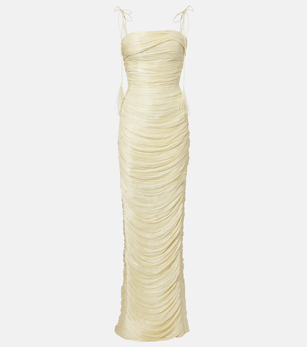  Marmar Halim Marmar Halim Beatriz Pleated Corset Gown 