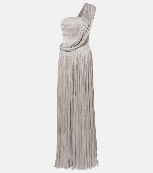  Marmar Halim Marmar Halim Pleated Bustier Gown 