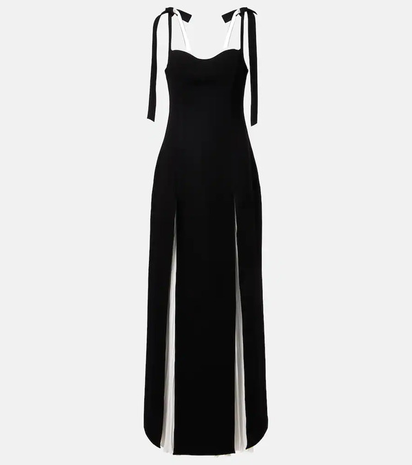  Marmar Halim Marmar Halim Silk-blend Crãªpe Gown 