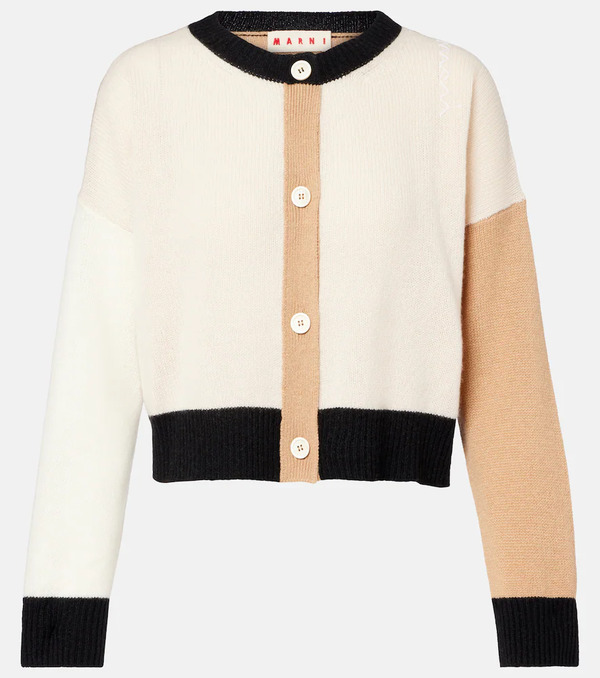  Marni Marni Colorblocked Cashmere Cardigan 