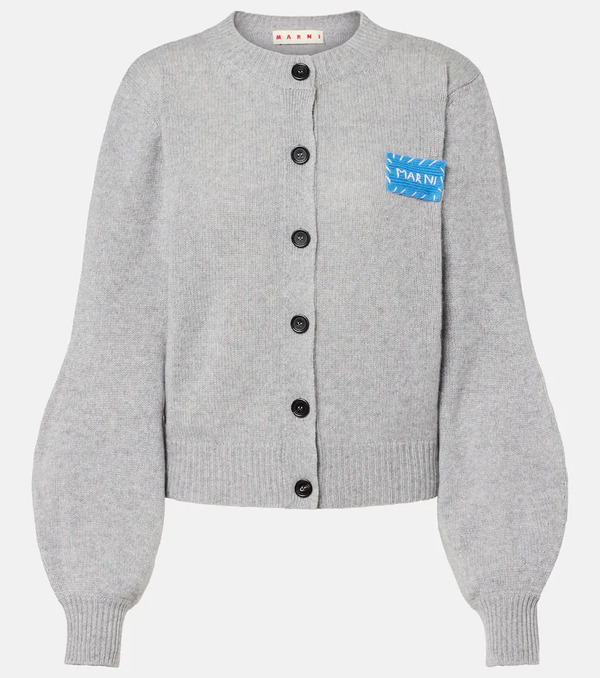 Marni Marni Logo Cashmere Cardigan 