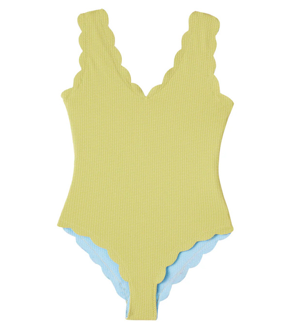  Marysia Bumby Marysia Bumby Charleston Reversible Scalloped Swimsuit 