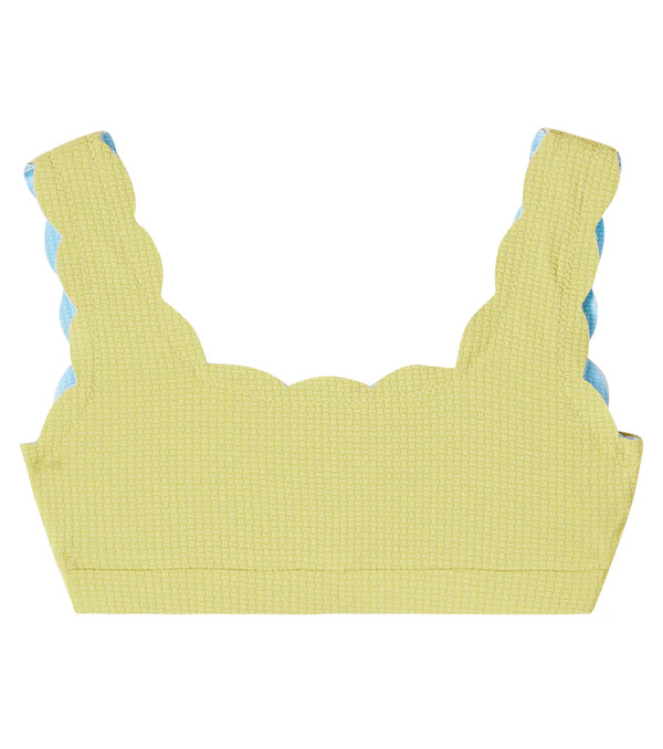  Marysia Bumby Marysia Bumby Palm Springs Reversible Scalloped Bikini Top 