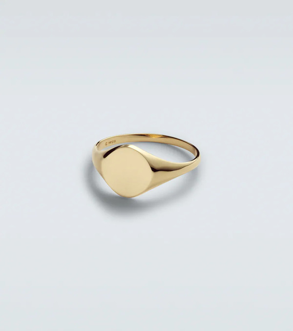  Mateo Mateo 14kt Gold Signet Ring 