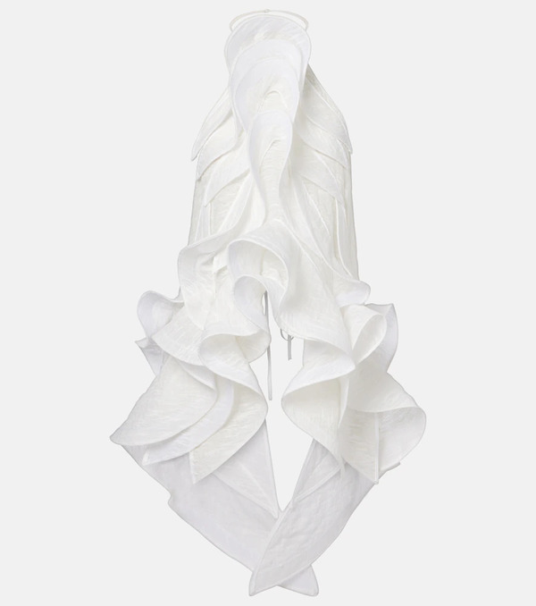  Maticevski Maticevski ãtoile Wave Ruffled Top 