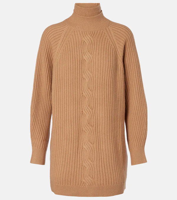  Max Mara Max Mara Alcazar Wool And Cashmere Turtleneck Sweater 