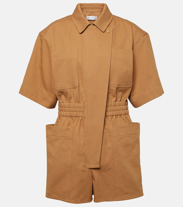  Max Mara Max Mara Angora Cotton Drill Playsuit 