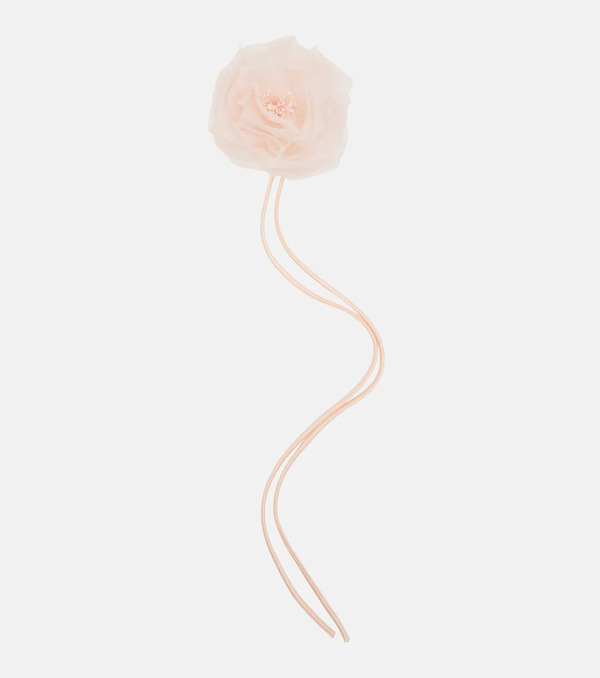  Max Mara Max Mara Ario Floral-appliquã© Silk Chiffon Brooch 