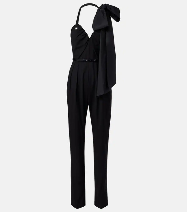  Max Mara Max Mara Asymmetric Virgin Wool Jumpsuit 