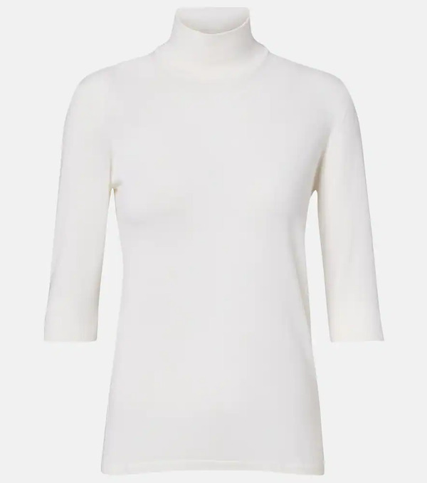  Max Mara Max Mara Boa Virgin Wool Turtleneck Top 